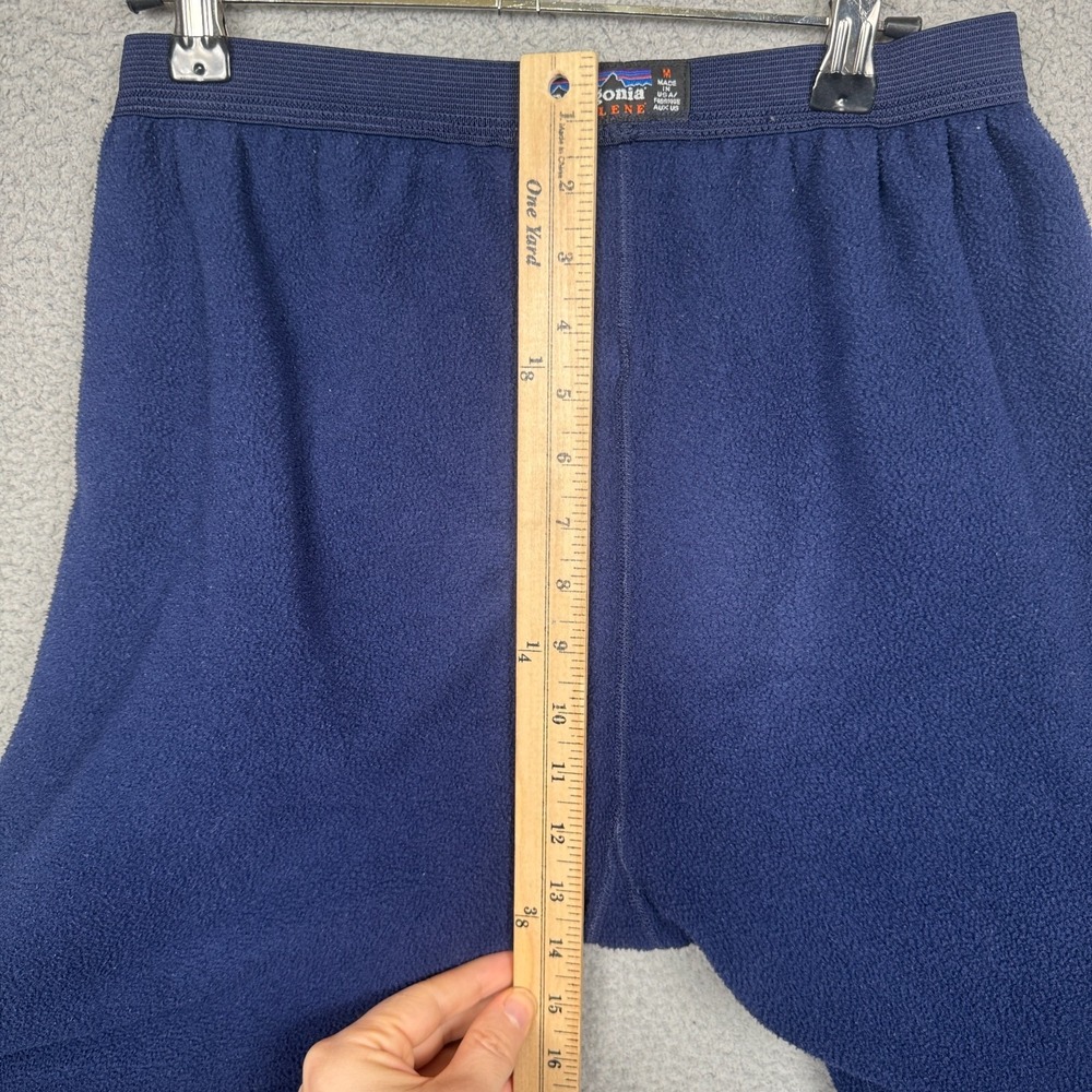 Patagonia Pants Mens M‎ Blue Capilene Base Layer Outdoor Rugged Layer Warm Camp - Picture 6 of 9
